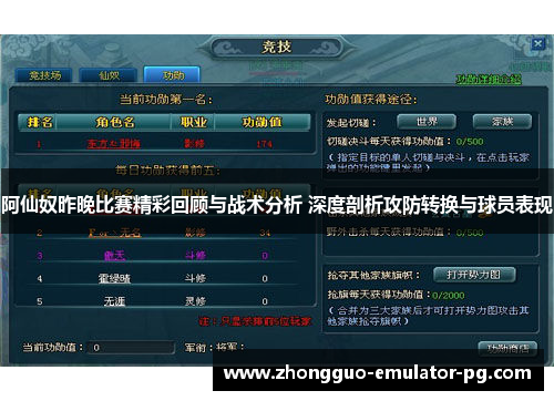 阿仙奴昨晚比赛精彩回顾与战术分析 深度剖析攻防转换与球员表现